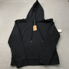 APC Rue Madame Paris Hoodie Mens Small Black Designer Solid Sweatshirt NWT