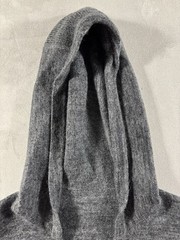 Paka Royal Alpaca Wool Hoodie Size XL Gray Pullover Sweater