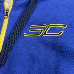 Under Armour All Season Gear Stephen Curry Hoodie Mens Large Loose Blue warriors
