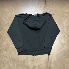 Lot 5 Vintage Sweatshirts Zip Up Hoodie Blank Black M-XL Faded 90s 00s Y2K USA