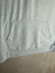 Criquet Collared Sweatshirt Men’s Large Heather Ice Blue Cotton Stretch Fleece