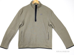 Nike Men’s Half-Zip Pullover Military Green 1/4 Zip Sweatshirt M Made In Vietnam