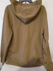 Goodfellow & Co Hooded Ultra Soft Fleece Zip-up Mens Sweatshirt Brown Size L