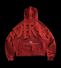 Civil Regime Cage Match Shiesty Spider-Man Zip-up Hoodie Medium