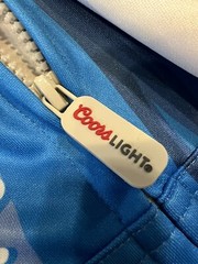 Coors Light Beer Adult Winter Holiday Jumpsuit Hoodie Full Body Suit Small READ