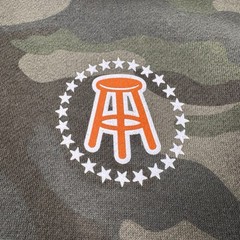 Barstool Sports Stool and Stars Men’s Hoodie Green Camo XBAR1152