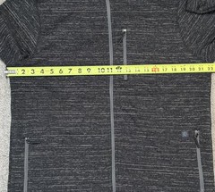 Roark Full Zip Hoodie Mens Large Charcoal Grey Excellent Space Dye RF196