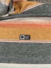 Salty Crew Hoodie men Large Premium Tech Tee Pullover Multi Stripe polyblend