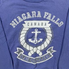 Vintage 90s Blue/Purple Niagara Falls LE Club Crewneck Sweat Shirt Size M