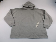 Fear of God Essentials Relaxed Hoodie Sweater Mens XL Gray Dark Oatmeal