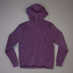 Alternative Apparel Eco-Fleece Hoodie Maroon Plum Heather Men’s Large NEW