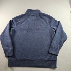 Tommy Bahama Quarter Zip Pullover Sweatshirt Men’s L Blue Cotton Polyester Blend