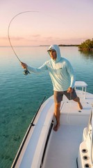 Mahi Jax Long Sleeve Hoodie Shem Creek Collection with 50+SPF sun protection