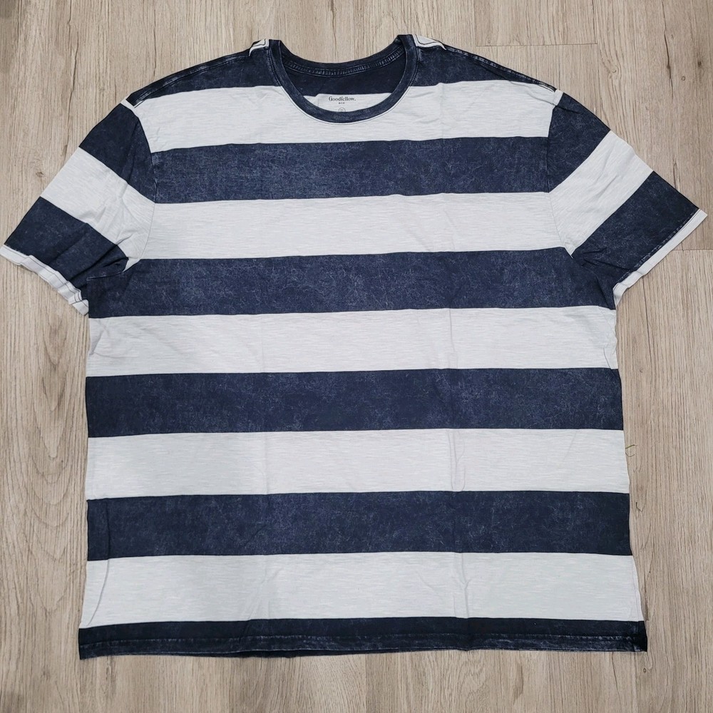 4XL Men’s Big & Tall Standard Fit Rugby Crew Tee Goodfellow & Co BIG & TALL