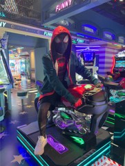 Into the SpiderVerse Miles Morales Spiderman Costume Cosplay Hoodie Shorts
