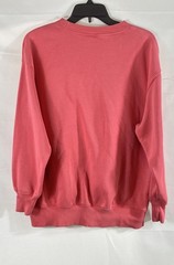 Nike Men’s Faded Coral Red Crewneck Sweatshirt Center Swoosh Sz S