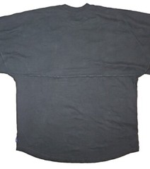 Spirit Jersey Adult Long Sleeve Solid Black Cotton T-Shirt Size L NWOT
