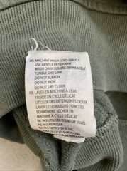 Fox Hoodie Mens M Green Pullover Sweatshirt Full Zip Front Pockets RN 97275