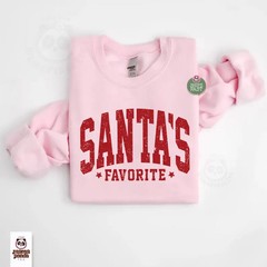Santas Favorite Christmas Sweatshirt Holiday Funny Gift Apparel
