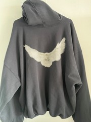 GAP x Yeezy Engineered by Balenciaga Dove Shrunken Hoodie Black Size Medium Men