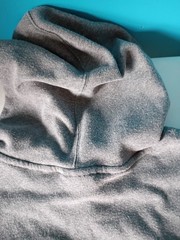 Reebok Women’s/Teens Soft Gravity Hoodie Gray Adult XL, Drawstring, Zip Pocket