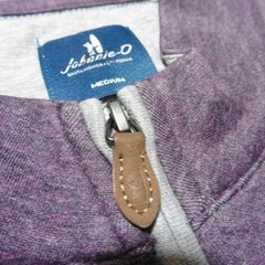 JOHNNIE-O Mens M MEDIUM SULLY PULLOVER 1/4 ZIP ROYAL PLUM PURPLE GOLF SWEATSHIRT