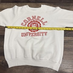 Vintage Cornell University Crest White Crewneck Sweatshirt See Description