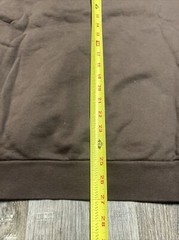 Unisex (di)vision Hoodie Dark Brown European Designer Fashion Sweatshirt Size M