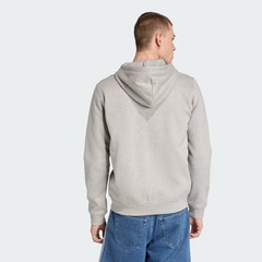 adidas Trefoil Essentials Full-Zip Hoodie Grey