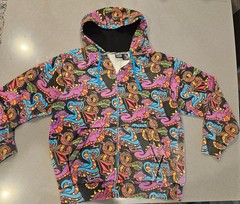 Vintage Volcom Creatures Snakes And Dragons Hoodie Y2K