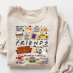 The One Where Its Thanksgiving Sweatshirt Funny Turkey Holiday Unisex Gift