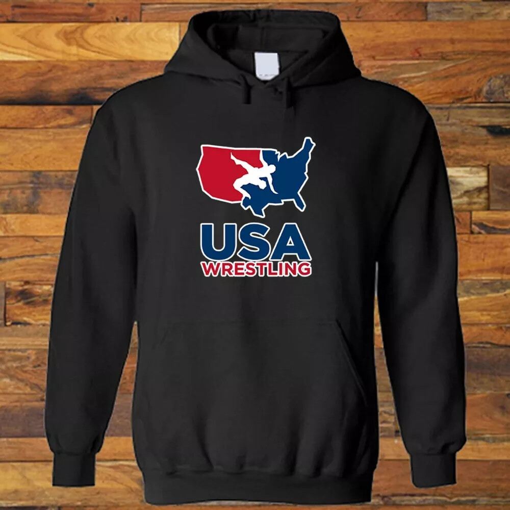 Team USA US Wrestling Men’s Black Size S to 3XL.webp