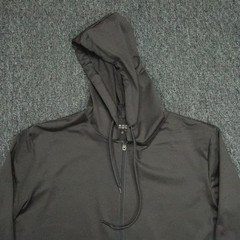 Barbell Apparel Hoodie Mens Small Gray Full Zip Pockets Athletic Fitness