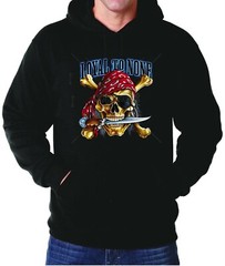 Hoodie Loyal to None Hoodies Pirate Hooded Sweatshirt