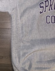 Vintage MV Sport Spring Hill College Crewneck Sweater Mens M Medium Gray