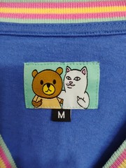 Teddy Fresh x RIPNDIP Colorful Block T-shirt Medium 100% Cotton RARE css84-A