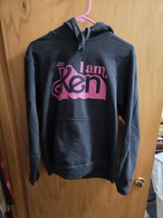 Men’s Barbie The Movie Hoodie “I Am Ken” Mattel Creations Sweatshirt Black Med