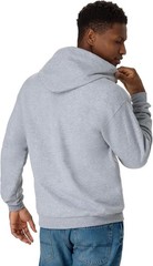Hanes Ecosmart Men’s Fleece Full Zip Hoodie Light Steel Gray NEW