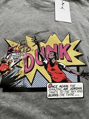 NWT Men’s AIR JORDAN Off Court Dunk T-SHIRT Grey FZ1939-091 Sz M-XL $38