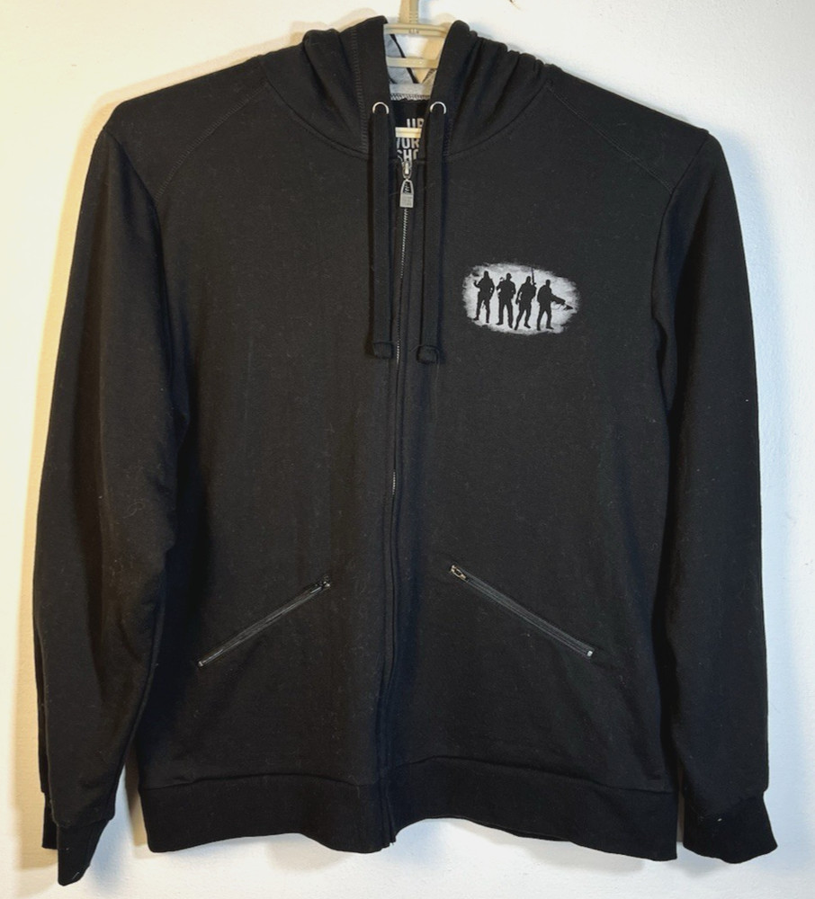 UBI Workshop x Assassins Creed Size XXL Black Fleece Full Zip Hoodie