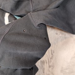 Legends Highland Hoodie Mens L Black Vented Snap Neck Athletic Gym Activewear