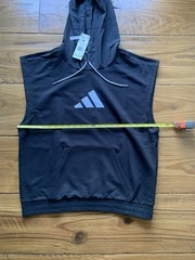 BRAND NEW Adidas Men’s Sleeveless Hoodie Hoody HF4192 in BLACK in a SIZE MEDIUM