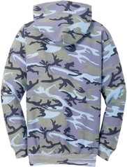 Camo Fleece Pullover Hoodie Camouflage Casual Cotton Blend Hooded Sweatshirt
