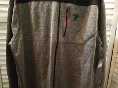 Beverly Hills Polo Club Mens Jacket Size 2XL Grey Black Full Zip Up Front Hoodie