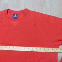 JOHNNIE-O Mens L LARGE SWEATSHIRT CREWNECK FREEMAN RED PULLOVER GOLF