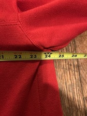 Vintage Bike Quarter Zip Size Large 90s Bicycle Red Fall Winter Bicycle