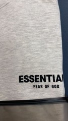 Fear of God Essentials Hoodie Light Oatmeal SS22