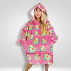 Comfy Wearable Blanket – Happy Avocados