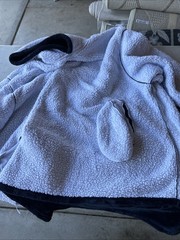The Wayy Big Hoodie One Size Fits Most Blue (No Box) Wearable Blanket NWOT Ff
