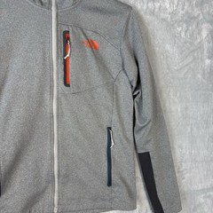 The North Face Gray Zip-Up 100% Polyester Performance Hoodie Men’s Small